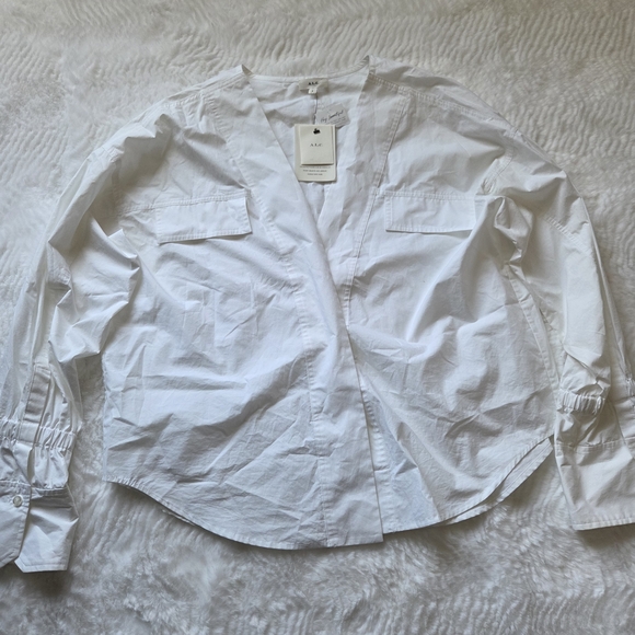 A.L.C. White Colette Top Size 4 - Picture 6 of 16